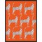 Sassy Pink Cheetahs by Kendra Dandy 18-in. W x 24-in. H. Canvas Wall Art Print Framed in Black